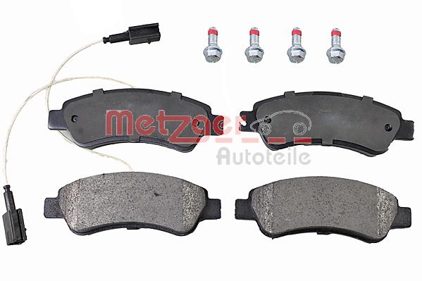 METZGER 1170899 Bremsbelagsatz, Scheibenbremse